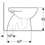 Scheda Tecnica Vaso Pavimento Geberit serie Selnova Scarico Verticale   3