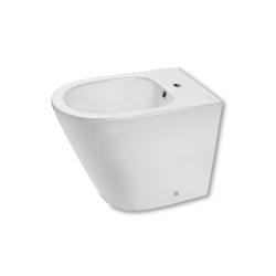 Bidet Tondo a Pavimento Filo Parete serie Zada